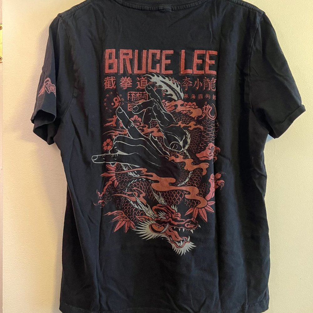 Graphic Short Sleeve Tee - Black with Rust Logo - Picture 5 of 6